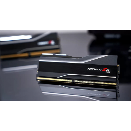 G.Skill Trident Z5 Neo - DDR5 - kit - 32 GB: 2 x 16 GB - DIMM 288-pin - 6000 MHz  /  PC5-48000 - CL30 - 1.35 V - unbuffered - non-ECC - matte black - 5