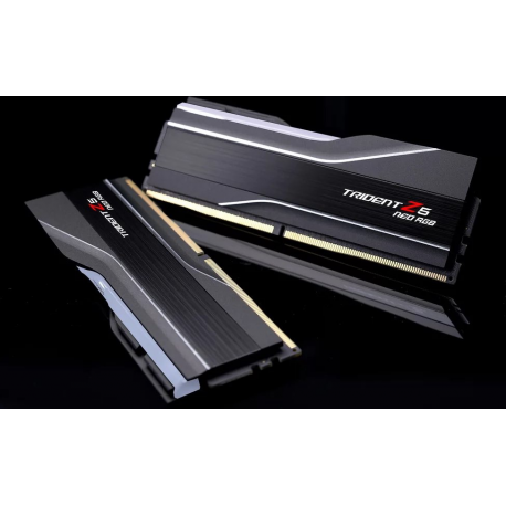 G.Skill Trident Z5 Neo RGB - DDR5 - kit - 32 GB: 2 x 16 GB - DIMM 288-pin - 6000 MHz / PC5-48000 - CL36 - 1.35 V - unbuffered - non-ECC - matte black - 3