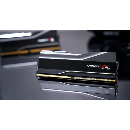 G.Skill Trident Z5 Neo RGB - DDR5 - kit - 32 GB: 2 x 16 GB - DIMM 288-pin - 6000 MHz / PC5-48000 - CL36 - 1.35 V - unbuffered - non-ECC - matte black - 5