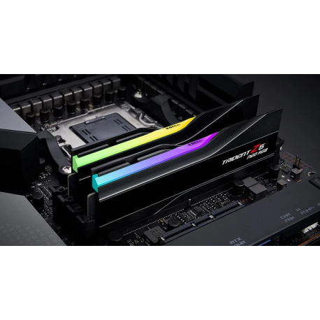 G.Skill Trident Z5 Neo RGB - DDR5 - kit - 32 GB: 2 x 16 GB - DIMM 288-pin - 6000 MHz / PC5-48000 - CL30 - 1.35 V - unbuffered - non-ECC - matte black - 5