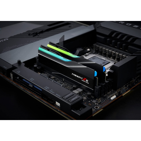 G.Skill Trident Z5 Neo RGB - DDR5 - kit - 32 GB: 2 x 16 GB - DIMM 288-pin - 6000 MHz / PC5-48000 - CL30 - 1.35 V - unbuffered - non-ECC - matte black - 7