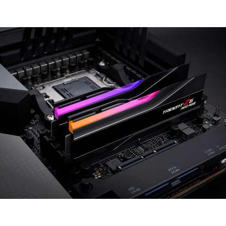 G.Skill Trident Z5 Neo RGB - DDR5 - kit - 32 GB: 2 x 16 GB - DIMM 288-pin - 6000 MHz / PC5-48000 - CL30 - 1.35 V - unbuffered - non-ECC - matte black - 8