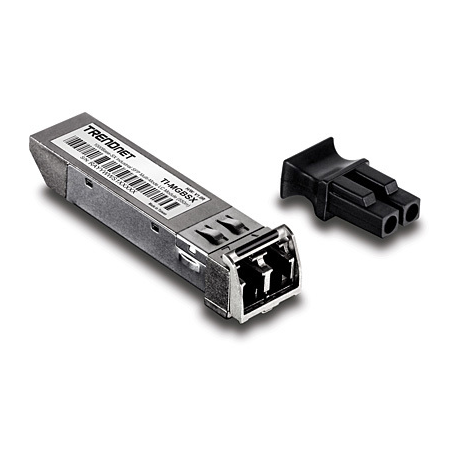 TRENDnet TI-MGBSX - SFP (mini-GBIC) transceiver module - GigE - 1000Base-SX - LC multi-mode - up to 550 m - 850 nm - 0