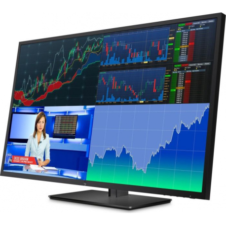 HP Z43 - LED monitor - 42.5" - 3840 x 2160 4K @ 60 Hz - IPS - 350 cd / m² - 1000:1 - 5 ms - HDMI, DisplayPort, Mini DisplayPort, USB-C - Black Pearl - for HP t240, t640; EliteBook 745 G5, 830 G5, 840 G5; ZBook Studio G4 - 6