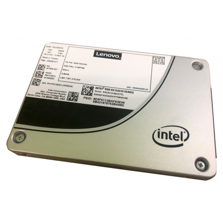 Intel S4510 Entry - SSD - encrypted - 480 GB - hot-swap - 3.5" - SATA 6Gb / s - 256-bit AES - for ThinkAgile VX2330 Appliance; VX3331; VX5530 Appliance; VX75XX Certified Node - 0