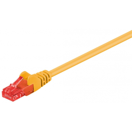 MicroConnect - Network cable - RJ-45 (M) to RJ-45 (M) - 7.5 m - UTP - CAT 6 - yellow - 0