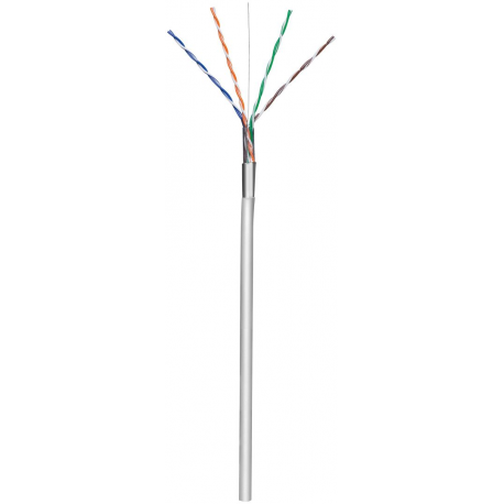 MicroConnect - Bulk cable - 305 m - 5.7 mm - foiled unshielded twisted pair (F / UTP) - CAT 5e - solid - grey - 0