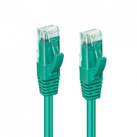 MicroConnect - Network cable - RJ-45 (M) to RJ-45 (M) - 30 cm - UTP - CAT 6 - halogen-free, stranded - green - 1