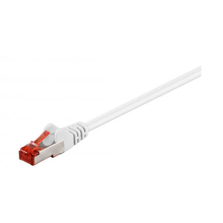 MicroConnect - Network cable - RJ-45 (M) to RJ-45 (M) - 25 m - 6 mm - SFTP - CAT 6 - halogen-free, round, stranded - white - 0