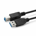 MicroConnect - USB cable - USB Type B (M) to USB Type A (M) - USB 3.0 - 1 m - black