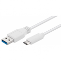 MicroConnect - USB cable - USB Type A (M) to USB-C (M) - USB 3.2 Gen 1 - 2 m - white