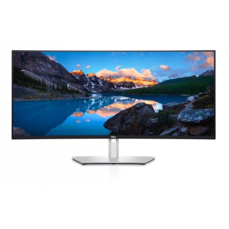 Dell UltraSharp U3824DW - LED monitor - curved - 38" (37.52" viewable) - 3840 x 1600 WQHD+ @ 60 Hz - IPS Black - 300 cd / m² - 2000:1 - 5 ms - 2xHDMI, DisplayPort, USB-C - speakers - with 3 years Advanced Exchange Basic Warranty - 2