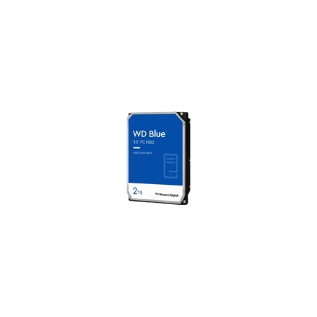 WD Blue WD20EARZ - Hard drive - 2 TB - internal - 3.5" - SATA 6Gb / s - 5400 rpm - buffer: 64 MB - 0