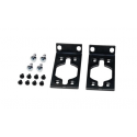 HPE Aruba X412 Universal - Rack mounting kit (2 post) - 1U - for CX 8360-12C, 8360-16Y2C, 8360-24XF2C, 8360-32Y4C, 8360-48XT4C