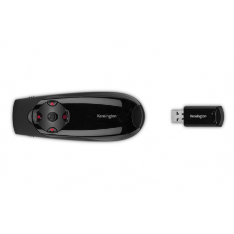 Kensington Presenter Expert Red Laser with Cursor Control - Presentation remote control - RF - black - 4