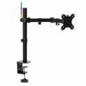Kensington SmartFit Ergo Single Extended Monitor Arm - Mounting kit - for Monitor (adjustable arm) - black - screen size: up to 34" - desktop, C-clamp, grommet, desk-mountable