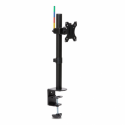Kensington SmartFit Ergo Single Monitor Arm - Mounting kit - adjustable arm - for Monitor - black - screen size: up to 34" - desktop, C-clamp, grommet, desk-mountable