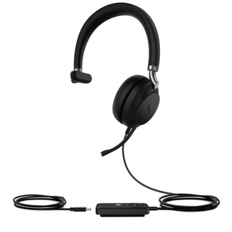 Yealink UH38 Mono Team Without Battery - Headset - on-ear - wireless, wired - USB-A - noise isolating - black - Certified for Microsoft Teams - 0
