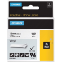 DYMO IND All-Purpose - Vinyl - adhesive - black on white - Roll (1.2 cm x 5 m) 1 cassette(s) label tape - for LabelMANAGER 210, 280, 360, 420, PnP; Rhino 4200, 5200; RhinoPRO 6000