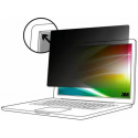 3M Bright Screen Privacy Filter - Notebook privacy filter - removable - flip - 13" - black