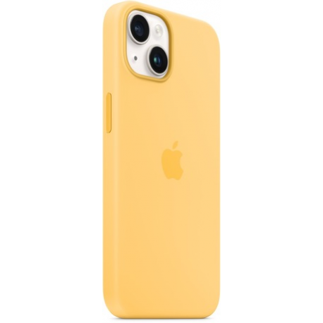 Apple - Back cover for mobile phone - MagSafe compatibility - silicone - storm blue - for iPhone 15 Plus - 1