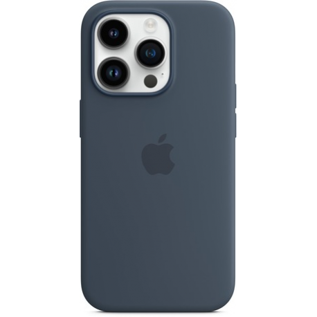Apple - Back cover for mobile phone - MagSafe compatibility - FineWoven - evergreen - for iPhone 15 Plus - 0
