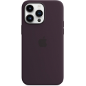 Apple - Back cover for mobile phone - MagSafe compatibility - microtwill, FineWoven - mulberry - for iPhone 15 Pro Max