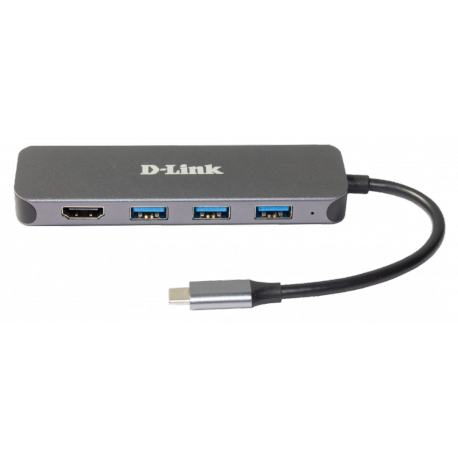 D-Link DUB-2333 - Docking station - USB-C / Thunderbolt 3 - HDMI - 1