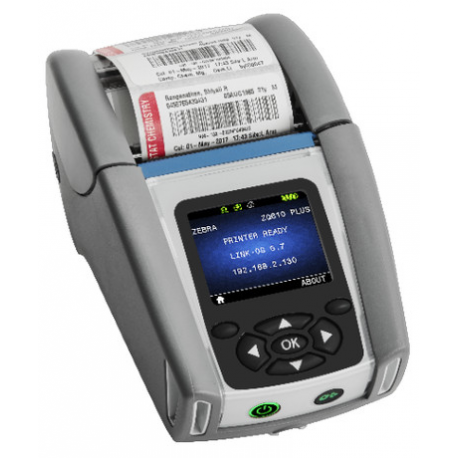 Zebra ZQ600 Series ZQ610 Plus-HC - Label printer - direct thermal - Roll (5.54 cm) - 203 dpi - up to 115 mm/sec - Wi-Fi(ax), Bluetooth 5.3, USB, RS232C, NFC - 4