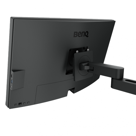 BenQ PD2705UA - LED monitor with KVM switch - 27" - 3840 x 2160 4K @ 60 Hz - IPS - 250 cd/m² - 1200:1 - HDR10 - 5 ms - HDMI, DisplayPort, USB-C - speakers - 7