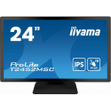 iiyama ProLite T2452MSC-B1 - LED monitor - 24" (23.8" viewable) - touchscreen - 1920 x 1080 Full HD (1080p) - IPS - 400 cd/m² - 1000:1 - 14 ms - HDMI, DisplayPort - speakers - matte black
