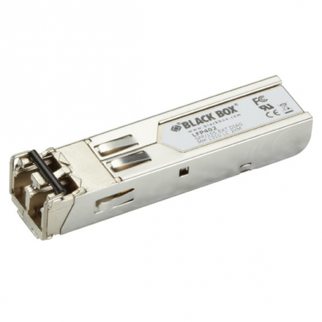 Black Box with Extended Diagnostics - SFP (mini-GBIC) transceiver module - 100Mb LAN - 100Base-FX - up to 2 km - 1310 nm - 0