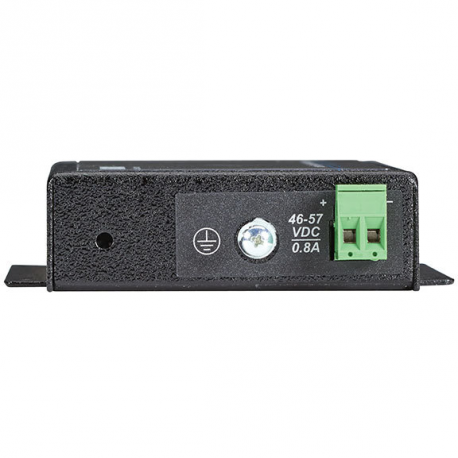 Black Box Industrial PoE Gigabit Ethernet Media Converter - Fibre media converter - GigE - 1000Base-T - RJ-45 / SC multi-mode - up to 550 m - 850 nm - TAA Compliant - 2