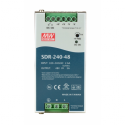 Mean Well SDR-240 series SDR-240-48 - Power supply (DIN rail mountable) - AC 115 / 230 V - 240 Watt - active PFC