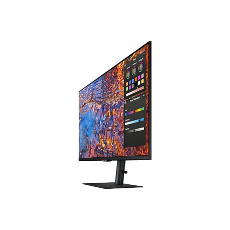 Samsung ViewFinity S8 S32B800PXP - S80PB Series - LED monitor - 32" - 3840 x 2160 4K @ 60 Hz - IPS - 350 cd / m² - 1000:1 - DisplayHDR 600 - 5 ms - HDMI, DisplayPort, USB-C - black - 19