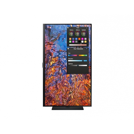 Samsung ViewFinity S8 S32B800PXP - S80PB Series - LED monitor - 32" - 3840 x 2160 4K @ 60 Hz - IPS - 350 cd / m² - 1000:1 - DisplayHDR 600 - 5 ms - HDMI, DisplayPort, USB-C - black - 25