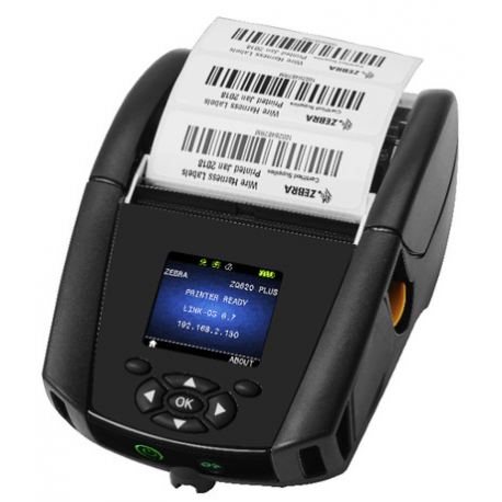 Zebra ZQ600 Series ZQ620 Plus - Label printer - direct thermal - Roll (7.9 cm) - 203 dpi - up to 115 mm / sec - USB, NFC, RS232C, Wi-Fi(ac), Bluetooth 4.2 LE - 4