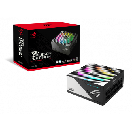 ASUS ROG Loki SFX-L Platinum - Power supply (internal) - ATX 3.0  /  SFX-L - 80 PLUS Platinum - AC 100-240 V - 850 Watt - 23