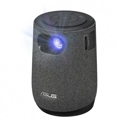 ASUS ZenBeam Latte L1 - DLP projector - LED - 300 lumens - 1280 x 720 - 16:9 - 720p - short-throw fixed lens - Wi-Fi  /  Bluetooth - grey, black - 24