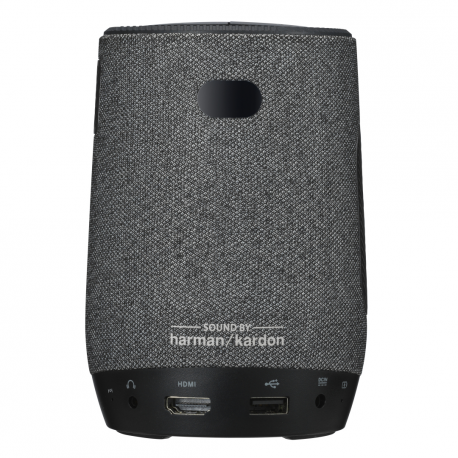 ASUS ZenBeam Latte L1 - DLP projector - LED - 300 lumens - 1280 x 720 - 16:9 - 720p - short-throw fixed lens - Wi-Fi  /  Bluetooth - grey, black - 26