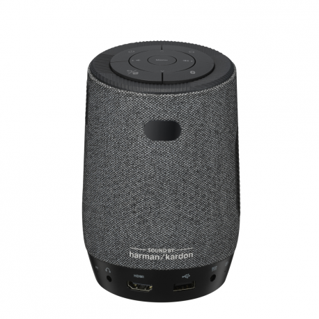 ASUS ZenBeam Latte L1 - DLP projector - LED - 300 lumens - 1280 x 720 - 16:9 - 720p - short-throw fixed lens - Wi-Fi  /  Bluetooth - grey, black - 28