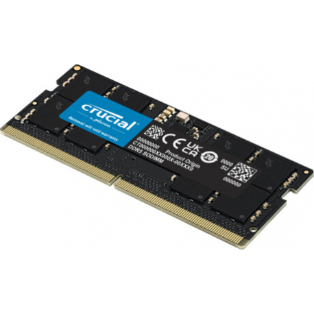 Crucial - DDR5 - kit - 32 GB: 2 x 16 GB - SO-DIMM 262-pin - 4800 MHz  /  PC5-38400 - CL40 - 1.1 V - unbuffered - non-ECC - 7