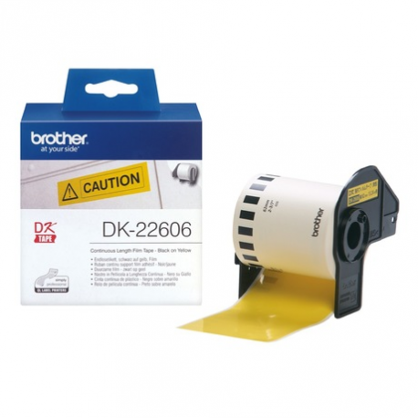 Brother DK-22606 - Yellow - Roll (6.2 cm x 15.2 m) film - for Brother QL-1050, 1060, 1110, 500, 550, 560, 570, 580, 600, 650, 700, 710, 720, 820 - 2