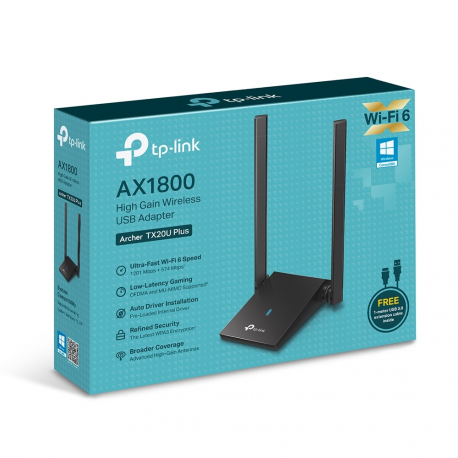 TP-Link Archer TX20U plus V1 - Network adapter - USB 3.0 - 802.11ax - 9