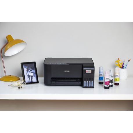 Epson EcoTank ET-2815 - Multifunction printer - colour - ink-jet - refillable - A4 (media) - up to 10 ppm (printing) - 100 sheets - USB, Wi-Fi - black - 46