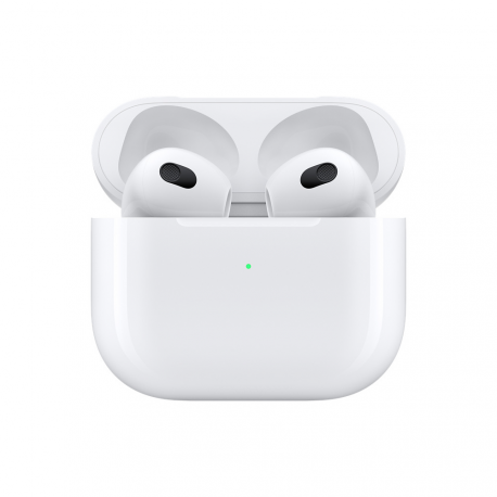 Apple AirPods with Lightning Charging Case - 3rd generation - true wireless earphones with mic - ear-bud - Bluetooth - white - 6