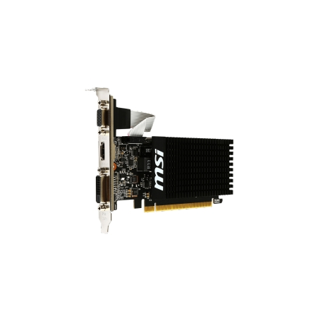 MSI GT 710 2GD3H LP - Graphics card - GF GT 710 - 2 GB DDR3 - PCIe 2.0 x16 low profile - DVI, D-Sub, HDMI - 0