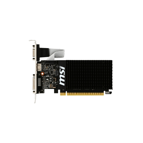 MSI GT 710 2GD3H LP - Graphics card - GF GT 710 - 2 GB DDR3 - PCIe 2.0 x16 low profile - DVI, D-Sub, HDMI - 3