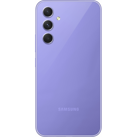 Samsung Galaxy A54 5G - 5G smartphone - dual-SIM - RAM 8 GB  /  Internal Memory 256 GB - microSD slot - OLED display - 6.4" - 2340 x 1080 pixels (120 Hz) - 3x rear cameras 50 MP, 12 MP, 5 MP - front camera 32 MP - awesome violet - 12