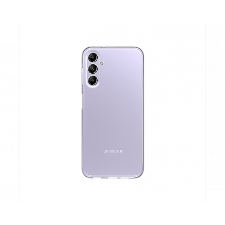 Samsung GP-FPA146VAA - Back cover for mobile phone - thermoplastic polyurethane (TPU) - transparent - for Galaxy A14, A14 5G - 4